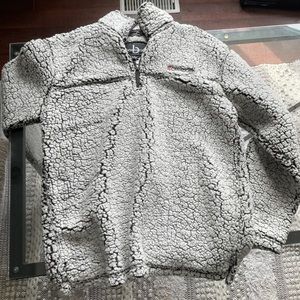 Grey canadore college sweater